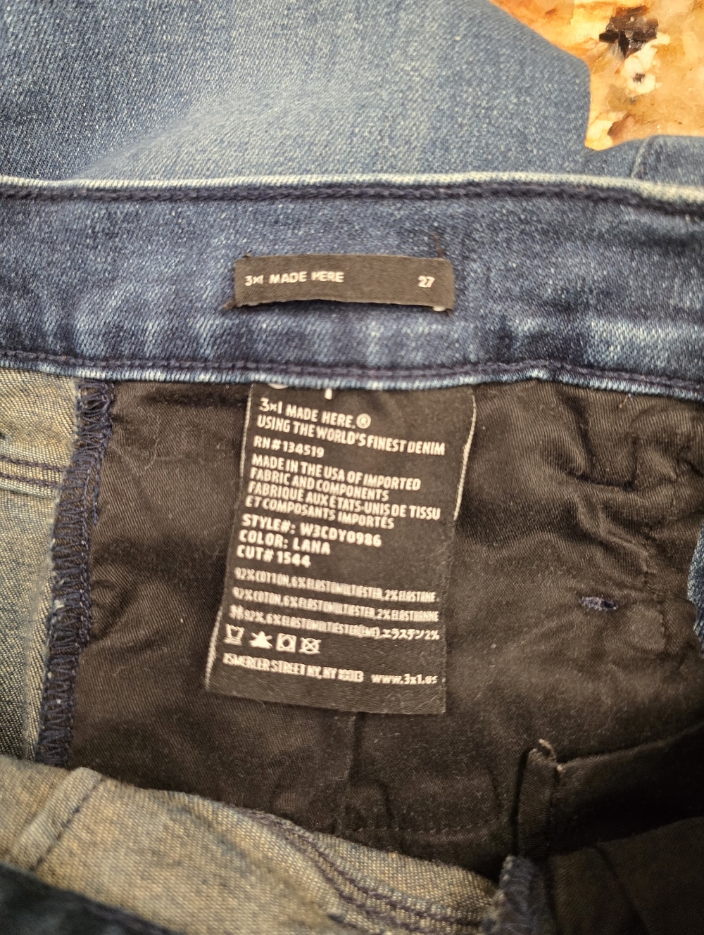 3X1 Higher Ground Jesse Straight High Rise Jeans in Lana 27 - Picture 7 of 9